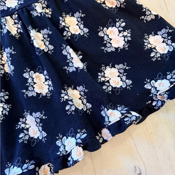 Janie and Jack Floral Puff Sleeve Kids Dress - Picture 3 of 9